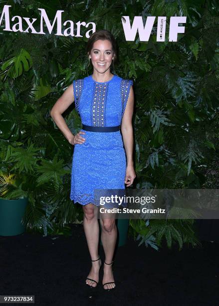 Carly Craig arrives at the Max Mara WIF Face Of The Future at Chateau Marmont on June 12, 2018 in Los Angeles, California.