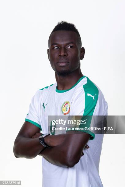 Mame Diouf of Senegal poses for a portrait during the official FIFA World Cup 2018 portrait session at the Team Hotel on June 13, 2018 in Kaluga,...