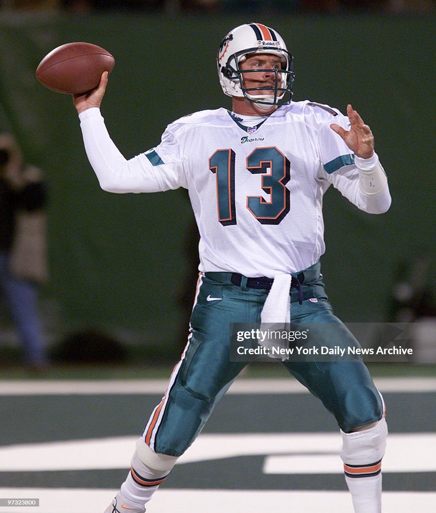 Miami Dolphins' quarterback Dan Marino is ready to launch a