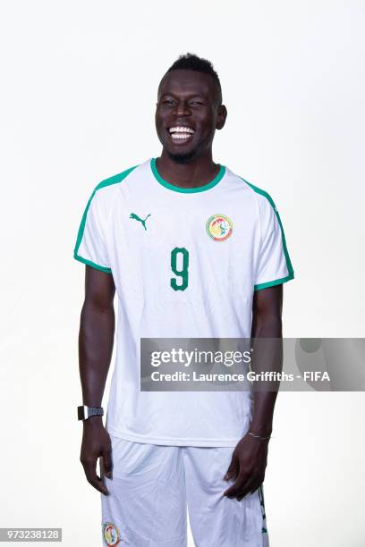 Mame Diouf of Senegal poses for a portrait during the official FIFA World Cup 2018 portrait session at the Team Hotel on June 13, 2018 in Kaluga,...