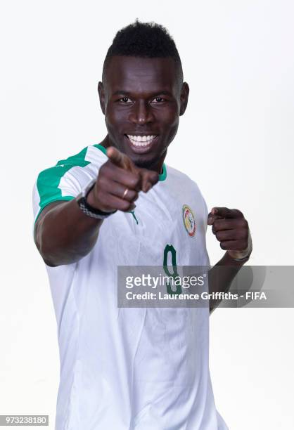 Mame Diouf of Senegal poses for a portrait during the official FIFA World Cup 2018 portrait session at the Team Hotel on June 13, 2018 in Kaluga,...