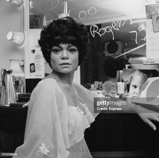 American singer, actress, dancer, activist and comedian Eartha Kitt , UK, 19th December 1972.