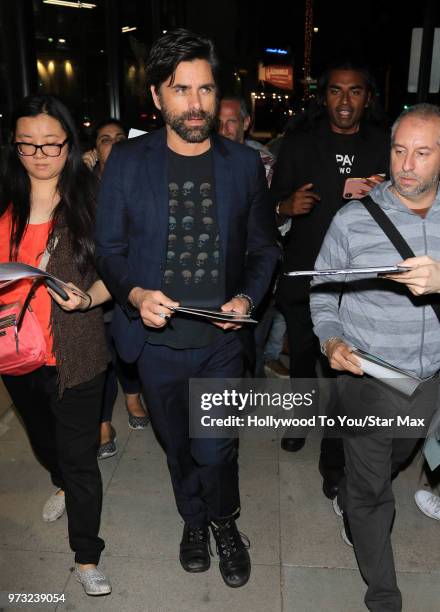 John Stamos is seen on June 12, 2018 in Los Angeles, California.