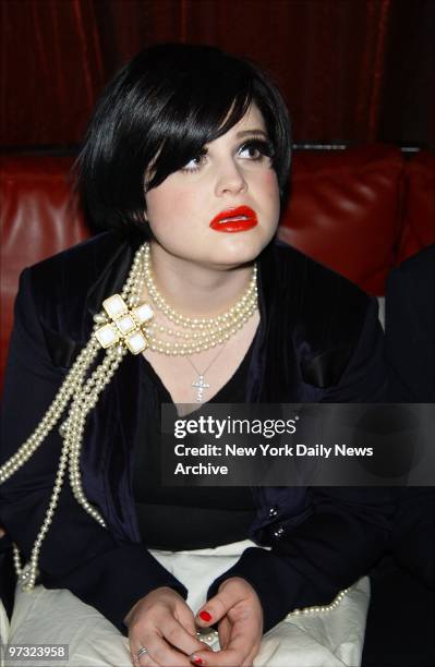 Kelly Osbourne, of "The Osbournes" TV series, is on hand for a party at Cherry at W - Tuscany on E. 39th St, to celebrate her appearance on the...