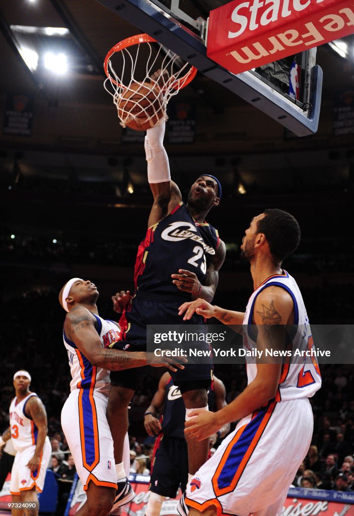 New York Knicks vs. Cleveland Caveliers at Madison Square Ga
