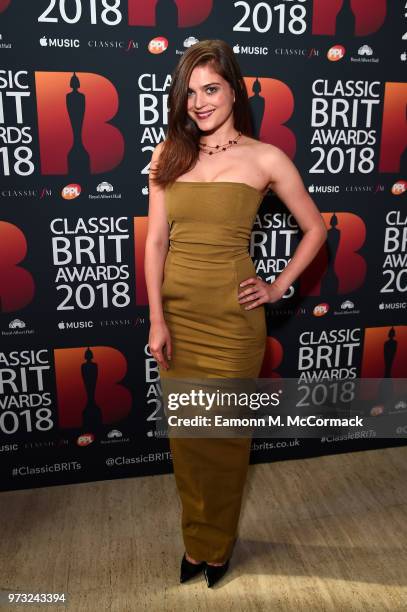 Lena Melcher attends the 2018 Classic BRIT Awards held at Royal Albert Hall on June 13, 2018 in London, England.