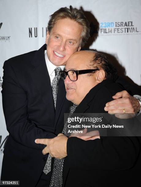 Michael Douglas and Danny DeVito who was honored with the 2008 IFF Lifetime Visionary Award at the 23rd Israel Film Festival Opening Night Premiere...