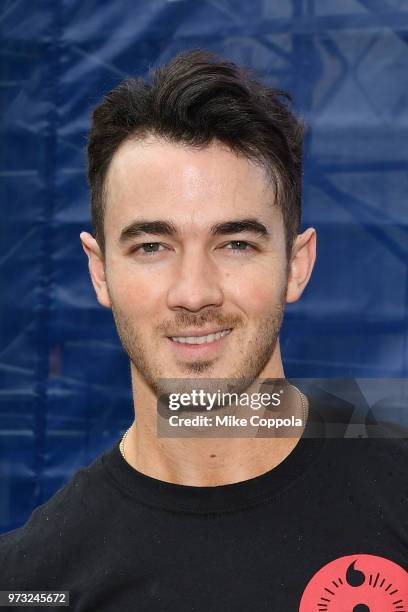 Kevin Jonas and Marshalls celebrate Father's Day at Flatiron Plaza on June 13, 2018 in New York City.
