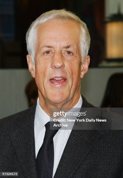 Michael Apted arrives for the premiere of the movie "Enough" at the Loews Lincoln Square Theater. He directed the film.