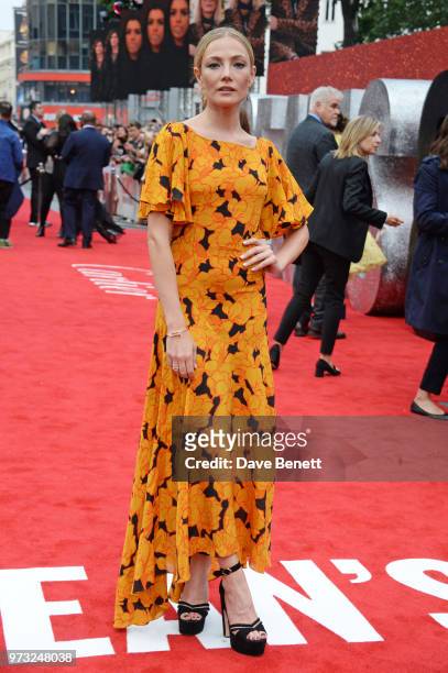 Clara Paget attends the "Ocean's 8" UK Premiere held at Cineworld Leicester Square on June 13, 2018 in London, England.