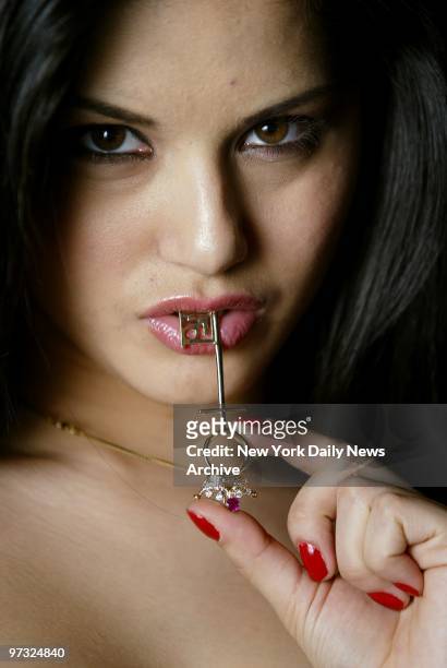 Sunny Leone, Penthouse Pet of the Year for 2003, is on hand at B.B. King Blues Club & Grill on W. 42nd St.