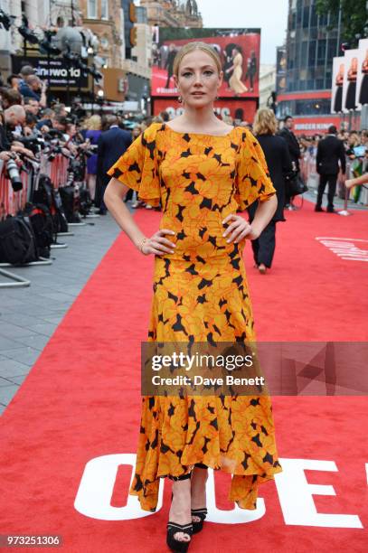 Clara Paget attends the "Ocean's 8" UK Premiere held at Cineworld Leicester Square on June 13, 2018 in London, England.