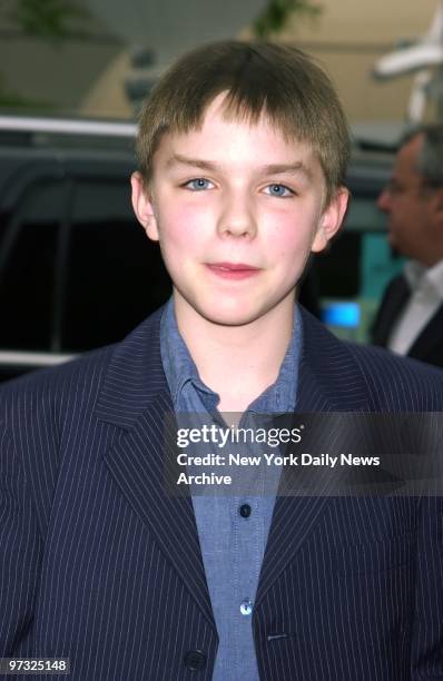 Nicholas Hoult at the Tribeca Film Festival screening of "About A Boy" at the Tribeca Performing Arts Center. He stars in the film.