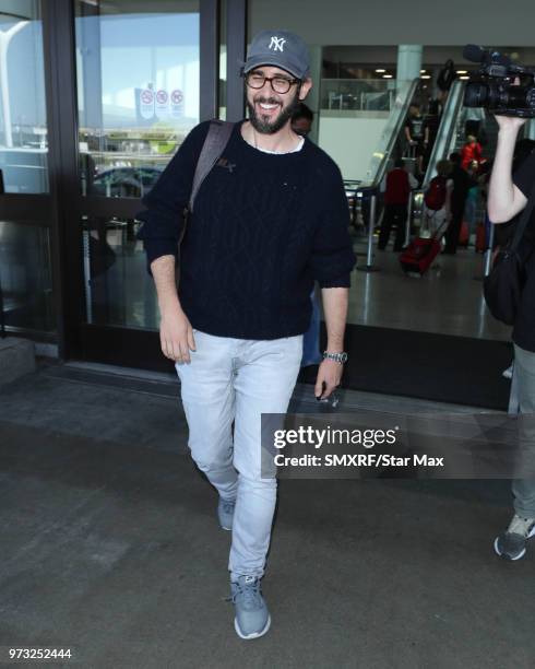 Josh Groban is seen on June 12, 2018 in Los Angeles, CA.