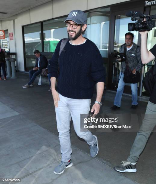 Josh Groban is seen on June 12, 2018 in Los Angeles, CA.