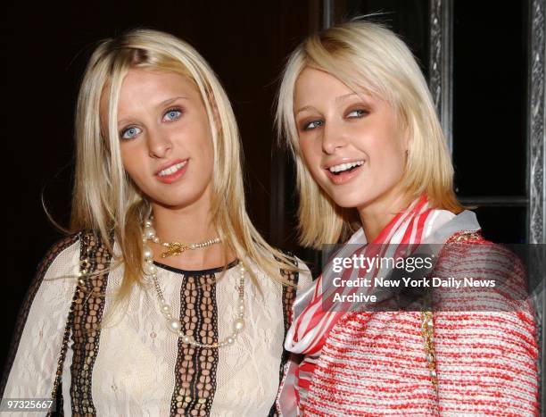 Nicky and Paris Hilton at the 17th Annual New York Rita Hayworth Gala at the Waldorf-Astoria. The charity event raises money for Alzheimer's research.