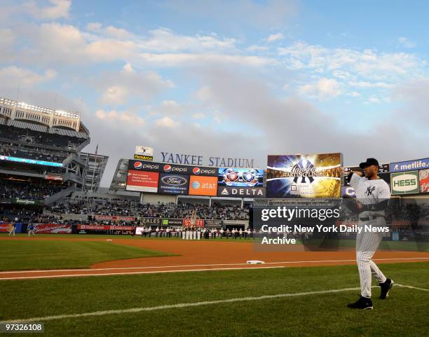 Derek Jeter looks right at home in the new Yankee Stadium and the captain says Yankee fans will make the transition easter for the players to get...