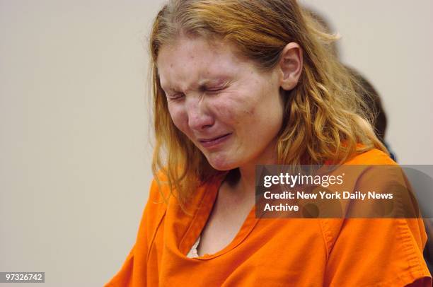 Nicole Pearce is arraigned at Atlantic County Superior Court in Mays Landing, N.J. The heroin addict from Southern California was accused today in...