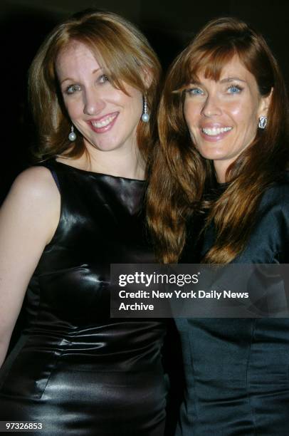 Nightspot owner Amy Sacco and actress Carol Alt get together at the Key to the Cure party at the Gotham on W. 36th St. Saks Fifth Avenue sponsored...
