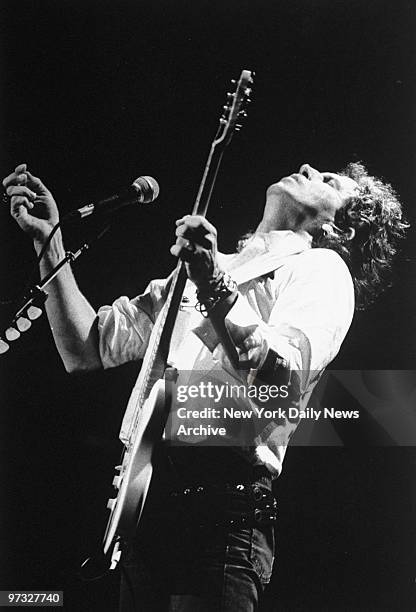 Keith Richards performing at the Beacon Theatre.