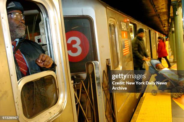 Passengers get on and off the 3 train at the Atlantic Ave. Subway station in Brooklyn. New Yorkers are once again bracing for a possible transit...