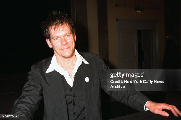 Kevin Bacon attending Friars Club roast at the Hilton Hotel.,