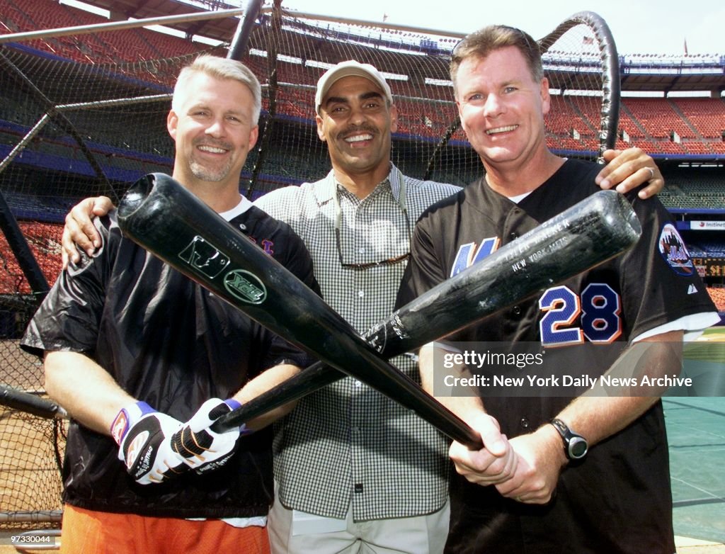New York Mets General Manager Steve Phillips (left) and his 