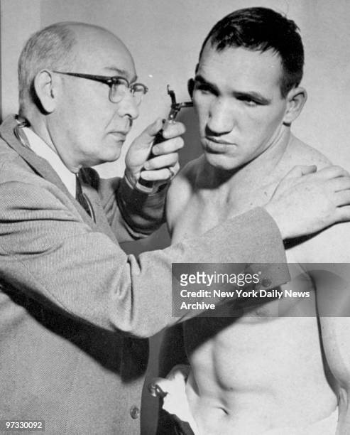 Middleweight boxer, Gene Fullmer.