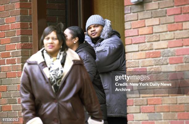 Kevin Richardson and family leave WRKS-FM on Hudson St. After he spoke on a radio show about the Central Park jogger case that landed him and four...