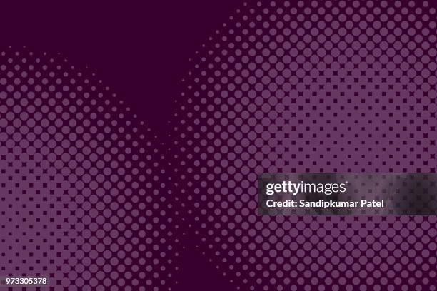 vector halftone abstract transition dotted circular - pink bubbles background stock illustrations