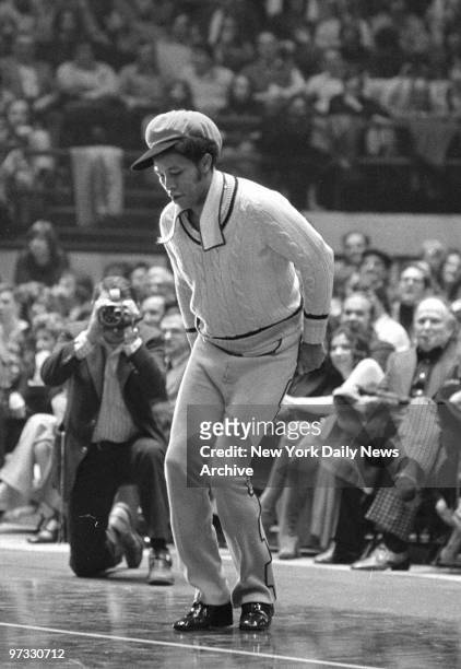 We're Not Jitterbugged. Earl Monroe's gentleman's gentleman - Dancing Harry - capers to put whammy on Houston Rockets at Madison Square Garden. Harry...
