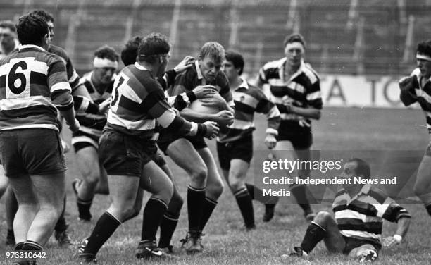 Waterloo V Wanderers at Lansdowne Road, Dublin, .