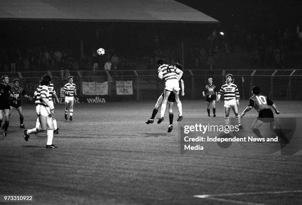 Bohemians V Shamrock Rovers in the League of Ireland in Dalymount Park, .