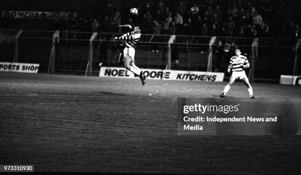 Bohemians V Shamrock Rovers in the League of Ireland in Dalymount Park, .