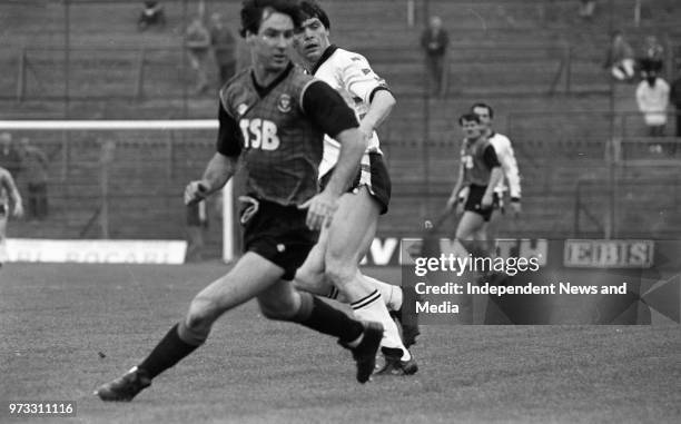 Dundalk V Bohemians in the Opel League of Ireland at Dalymount Park, Dublin, .