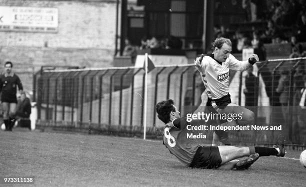 Dundalk V Bohemians in the Opel League of Ireland at Dalymount Park, Dublin, .