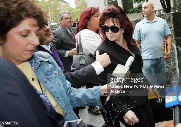 Victoria Gotti leaves Manhattan Federal Court after learning that her son, John A. Gotti, would be released on bail. Last week, Gotti's racketeering...