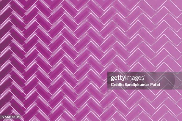 seamless classic bright pink chevron pattern - letterpress background stock illustrations