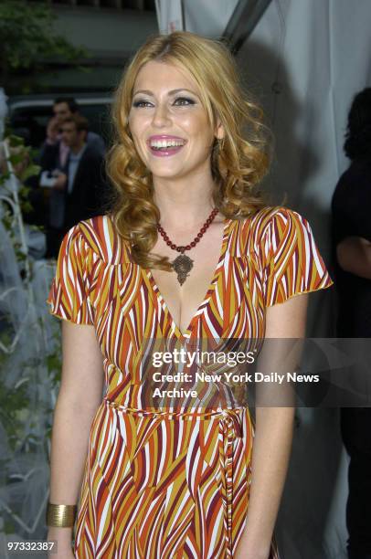 Diora Baird attends the New York premiere of the New Line Cinema movie "Wedding Crashers" at the Ziegfeld Theatre. She stars in the film.