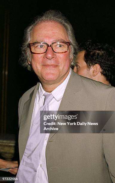 Director Barry Levinson is on hand for a party at Le Cirque after a screening of the TV movie "James Dean."