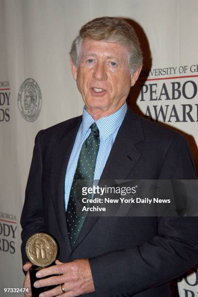 Ted Koppel of ABC's "Nightline" at the 62nd annual George Foster Peabody Awards presentations luncheon at the Waldorf-Astoria. He won for "Heart of...