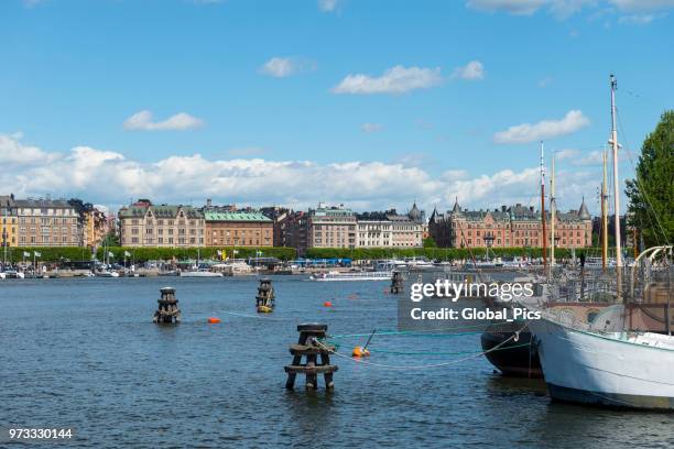 stockholm - sweden - strandvägen stock pictures, royalty-free photos & images