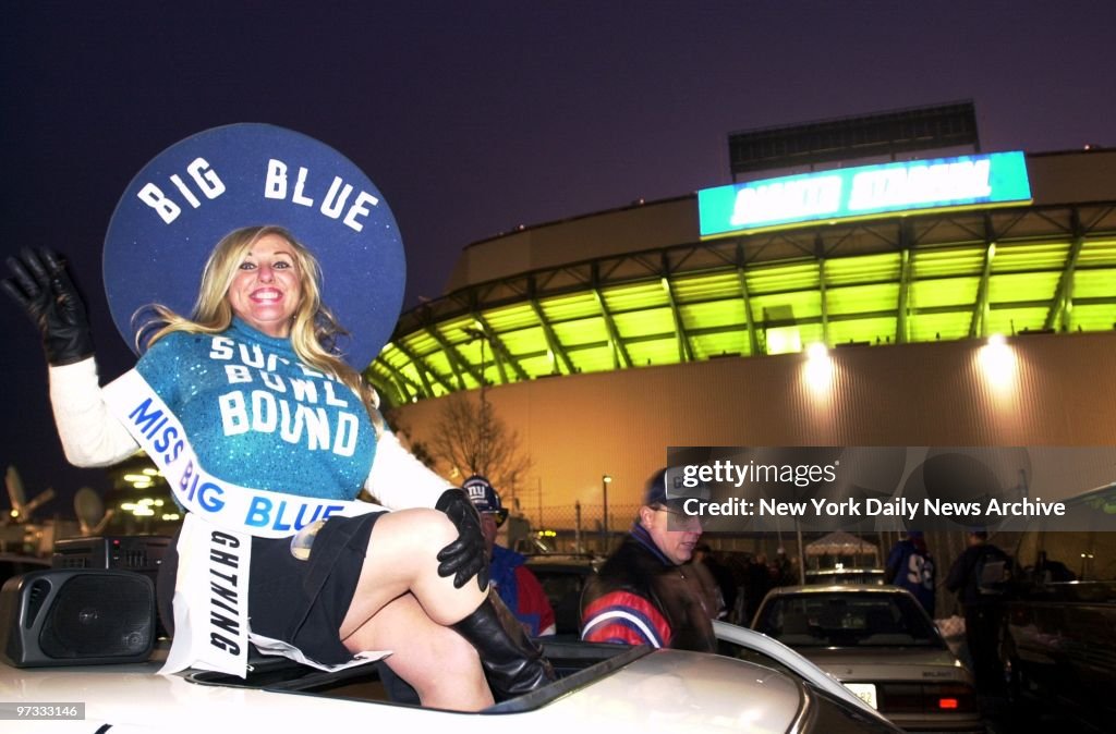 Miss Big Blue Sondra Fortunato is ready to take a ride to th