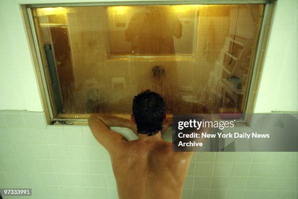 On the outside looking in, jockey peers through steamy windo On the outside looking in, jockey peers through steamy windo