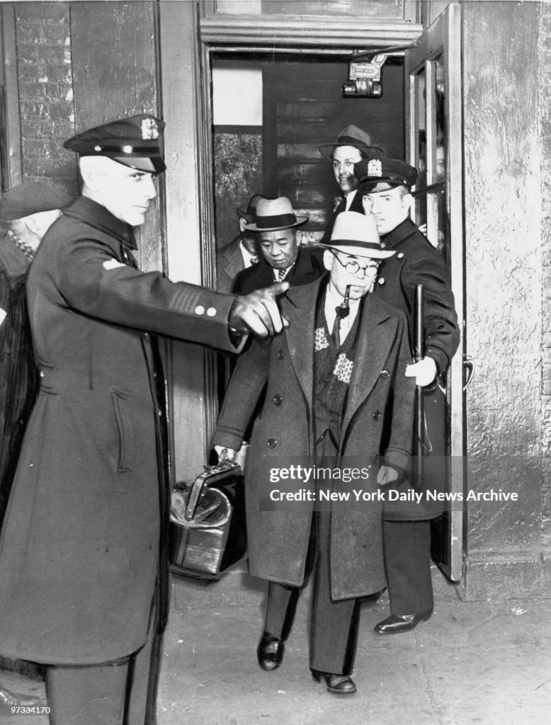 One of 21 Japanese rounded up by the F.B.I. at the Olive Tre