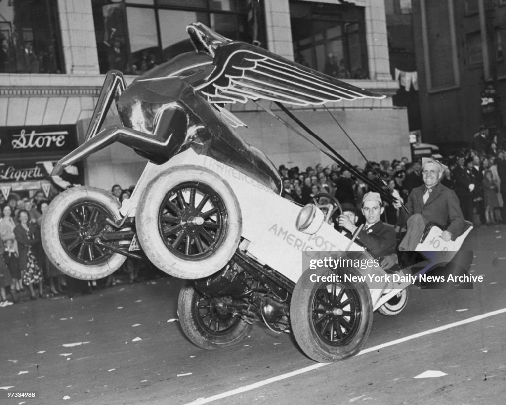 The "Palpitating Pegasus", a trick car from Lawrenceburg, In