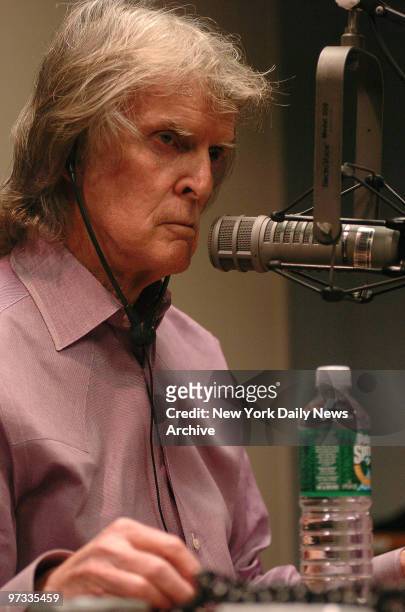 Don Imus appears on Reverend Al Sharpton's radio show at ABC studios to defend his racist remarks about the women's basketball team .