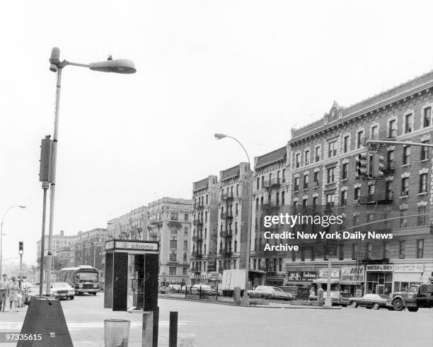 Washington Heights, on Broadway looking south from 165th St.