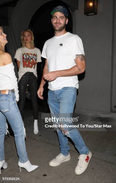 Alex Pall of The Chain Smokers is seen on June 12, 2018 in Los Angeles, California.
