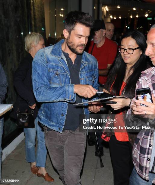 Charlie Weber is seen on June 12, 2018 in Los Angeles, California.